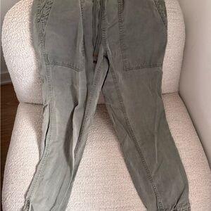 Zara Women's Sage Green Track Pants